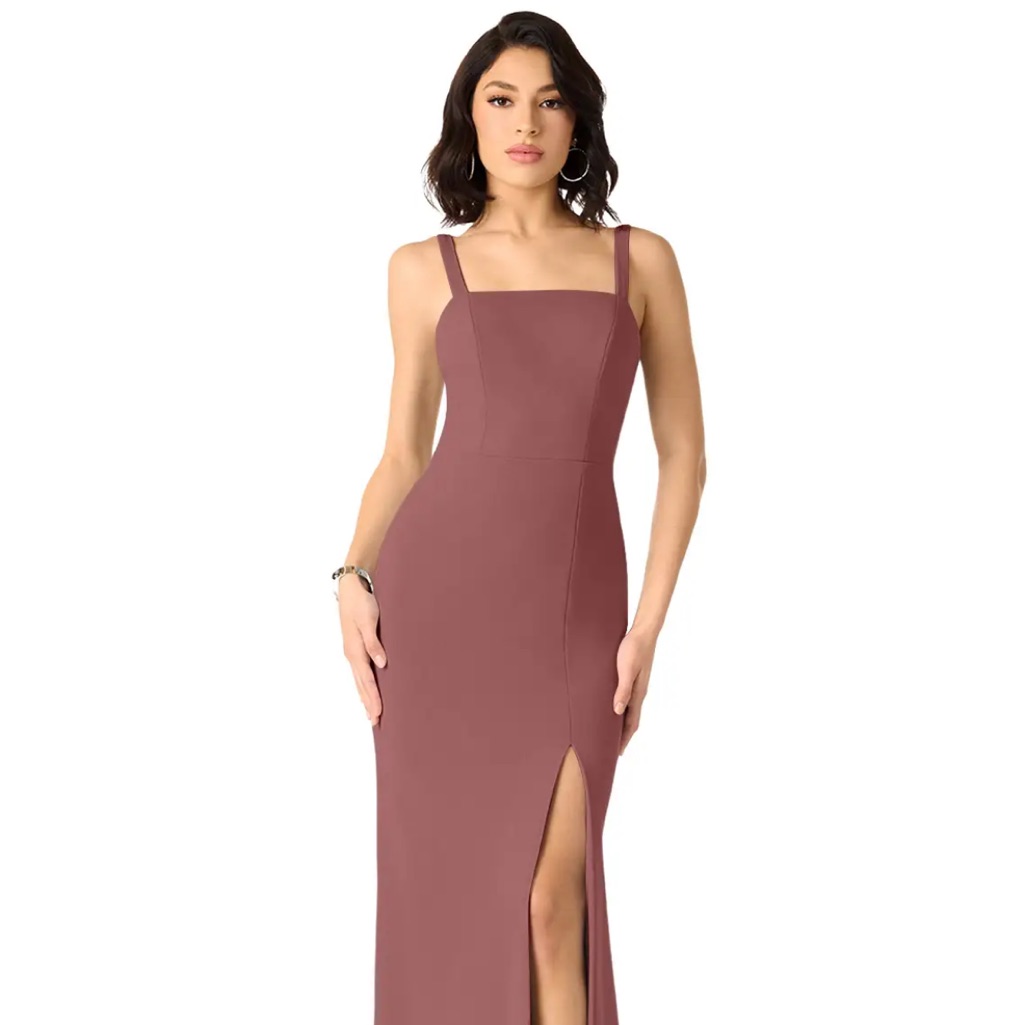 Azazie Gianetta Dress In Desert Rose
